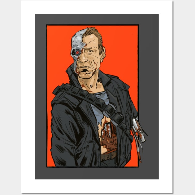 Terminator Wall Art by markodjeska